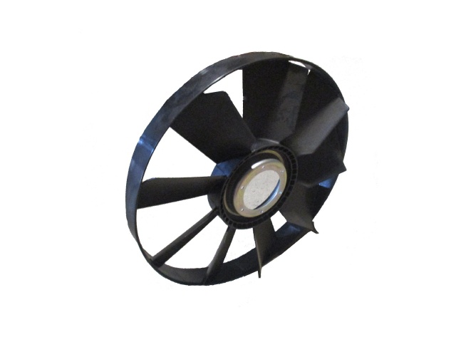 Крыльчатка вентилятора d=704 мм. в обечайке на дв.740.51 с выгнутым диском